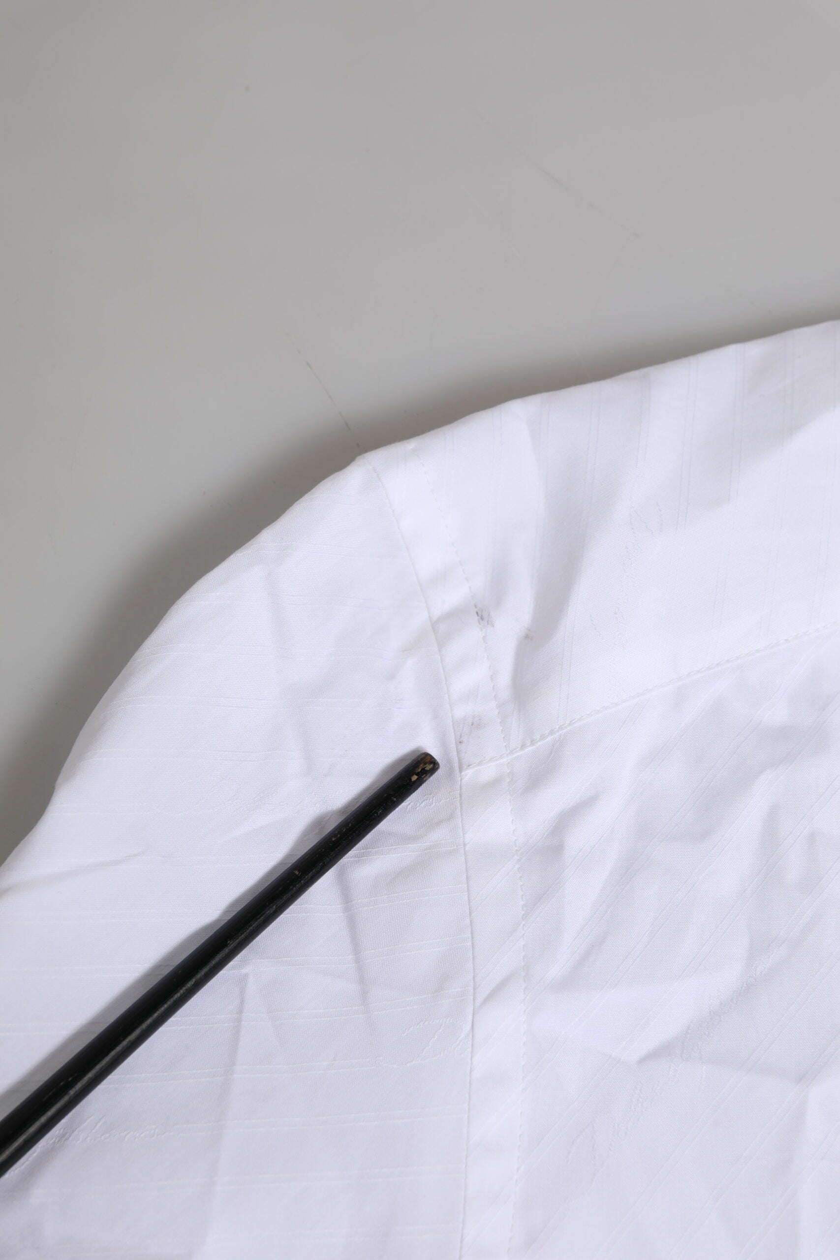 Dolce & Gabbana White Cotton GOLD Long Sleeves Formal Shirt