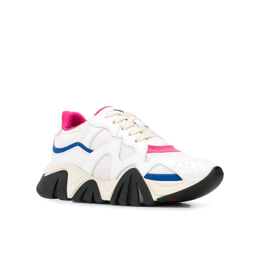 Versace White Leather Chunky Sneakers