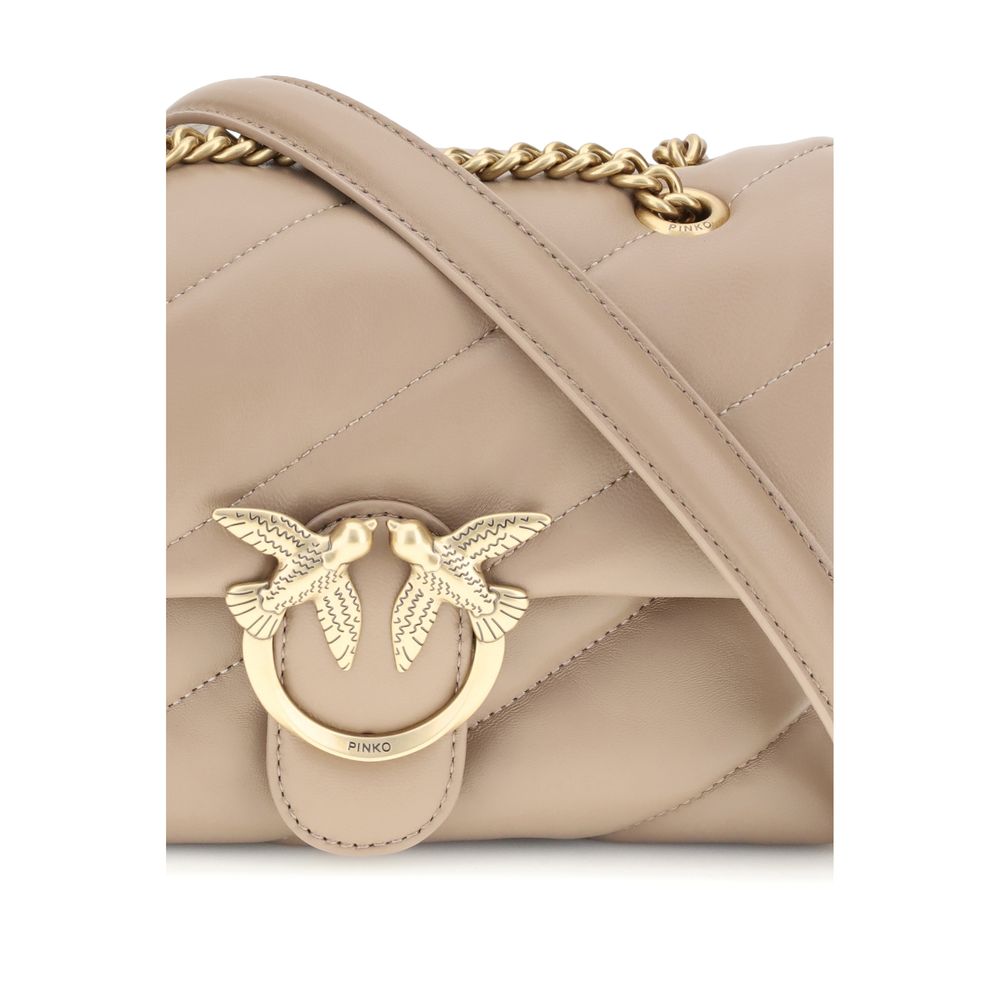 PINKO Multicolor Calf Leather Bos Taurus Shoulder Bag