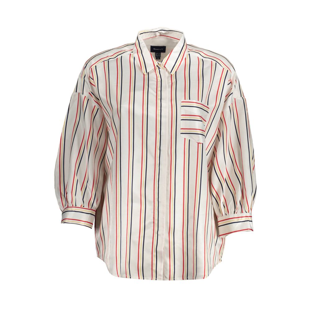 Gant White Viscose Shirt
