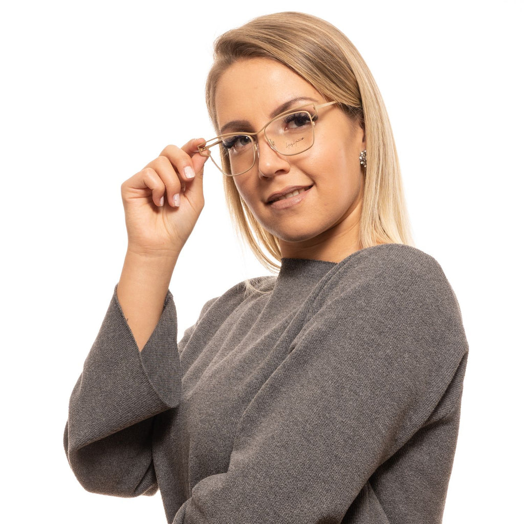 Yohji Yamamoto Gold Women Glasses Frame