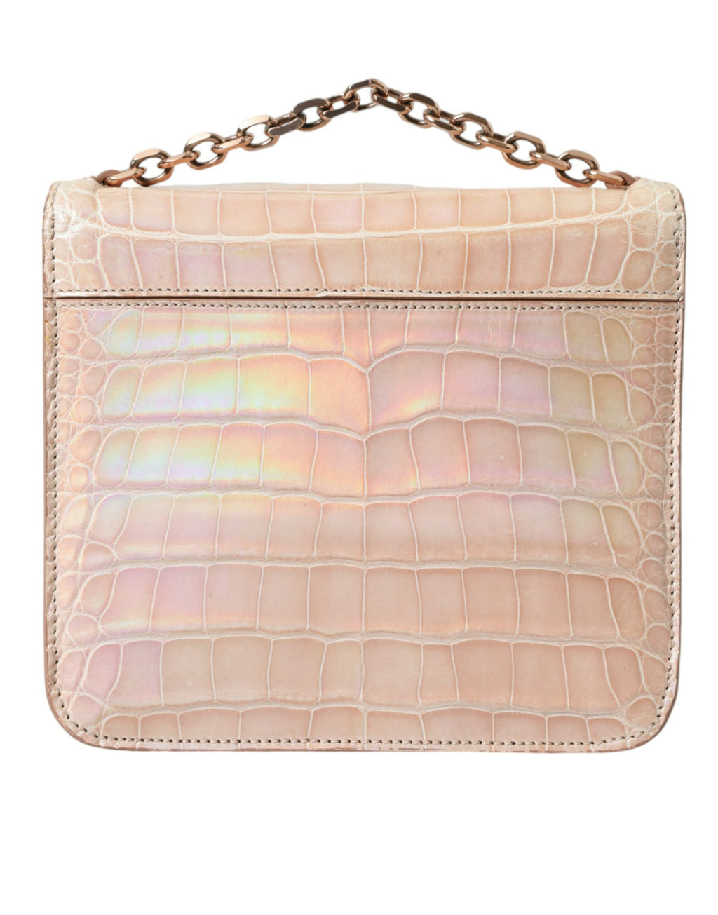 Balenciaga Beige Blue Agate Exotic Leather Gold Chain Purse Bag
