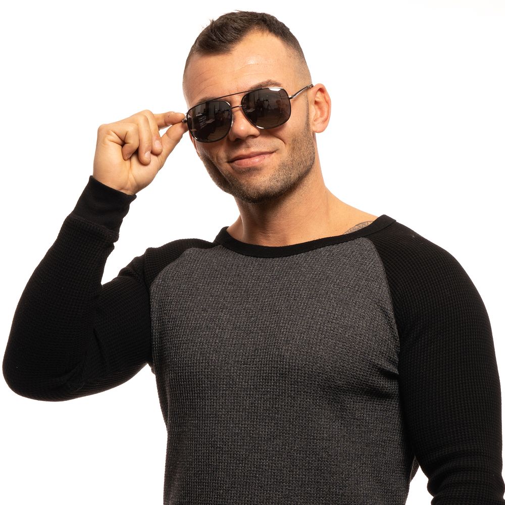 Guess Gray Men Sunglass