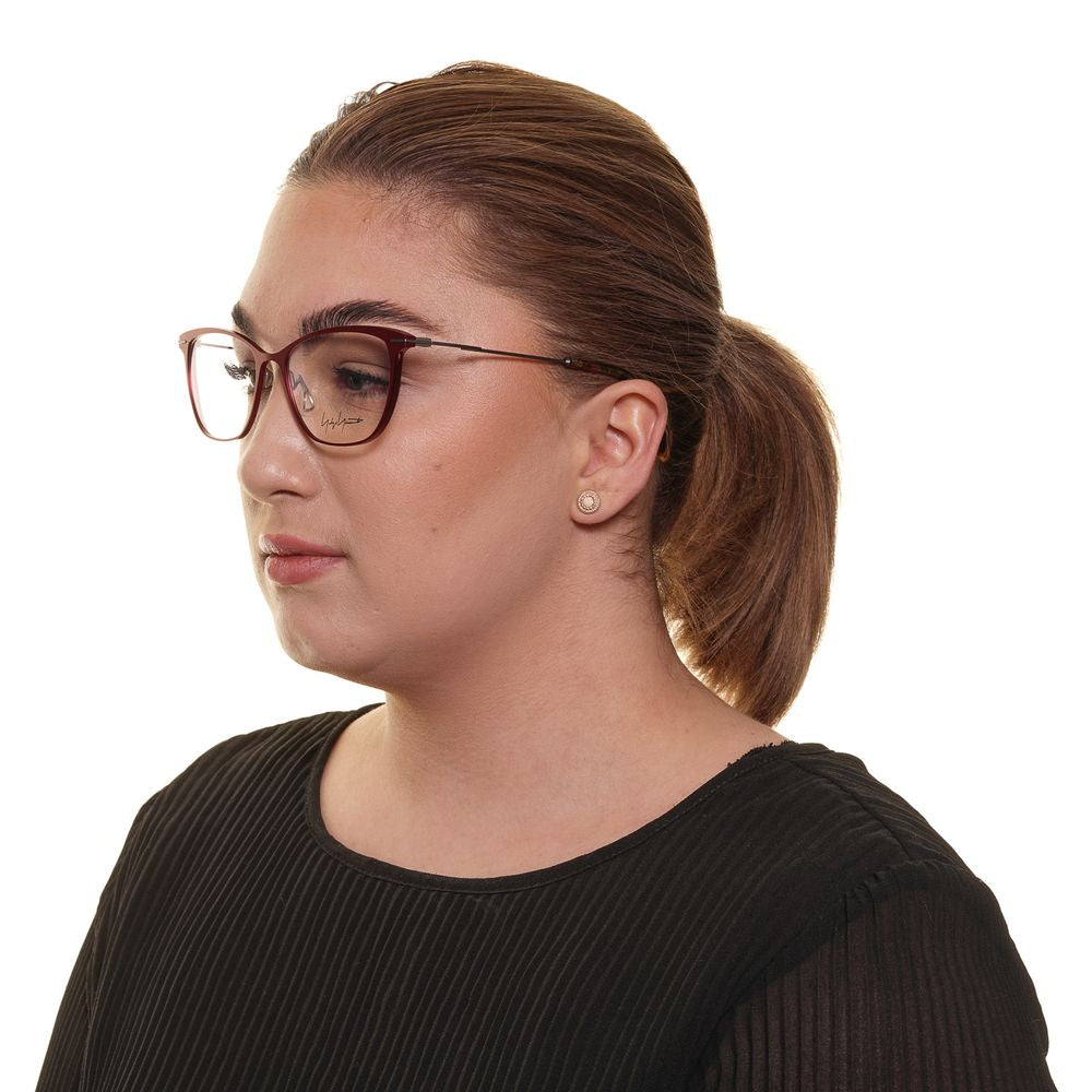 Yohji Yamamoto Red Women Glasses Frame