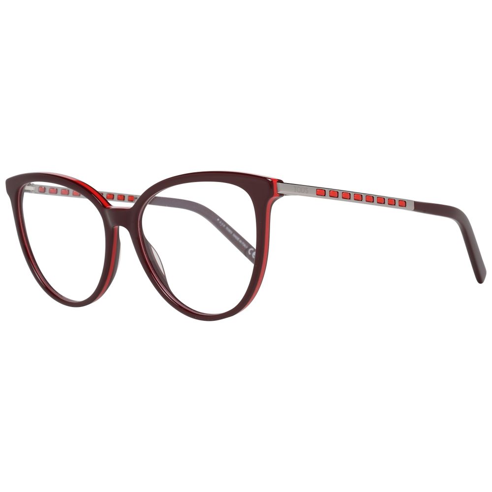 Tod's Burgundy Women Glasses Frame