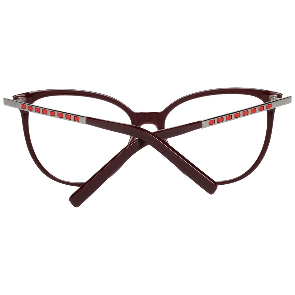 Tod's Burgundy Women Glasses Frame