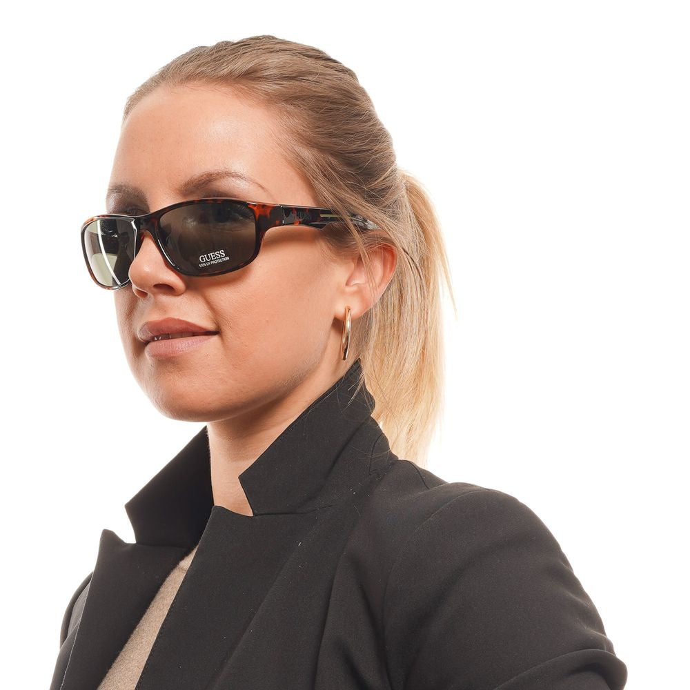 Guess Brown Unisex Sunglass