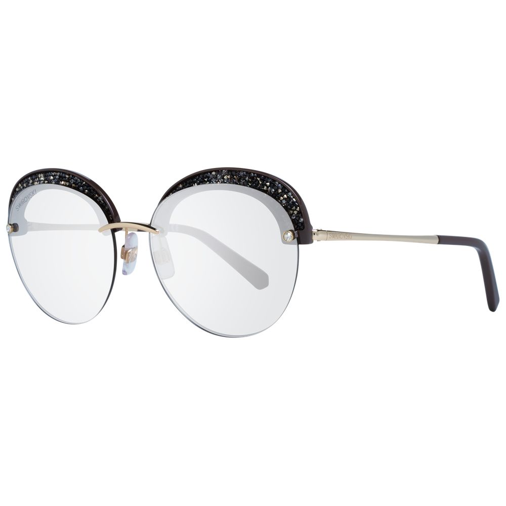 Swarovski Gold Women Sunglass