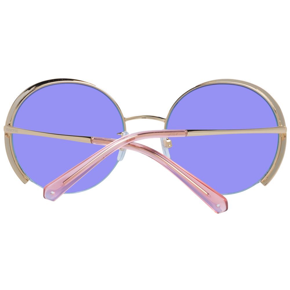 Swarovski Gold Women Sunglass