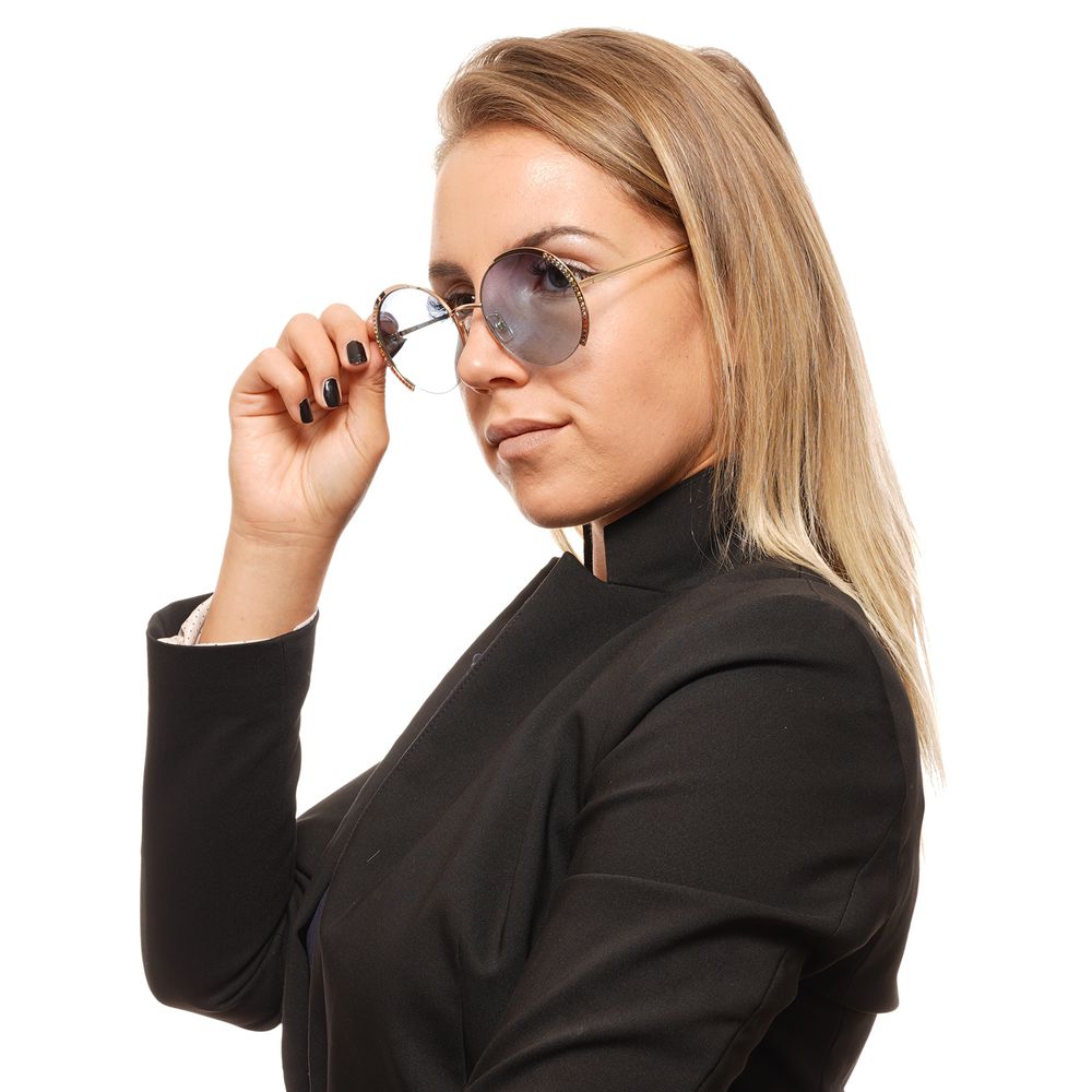 Swarovski Gold Women Sunglass
