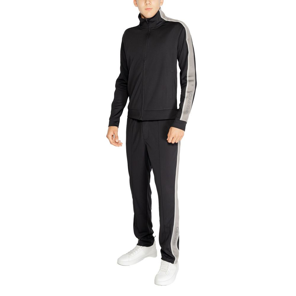 Calvin Klein Sport Black Recycled Polyester Sweatshirt