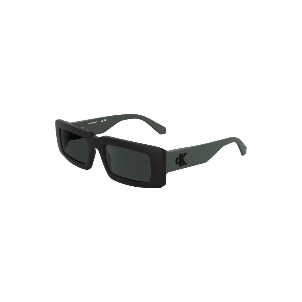 Calvin Klein Black Bio-Based Fabric Men Sunglasses