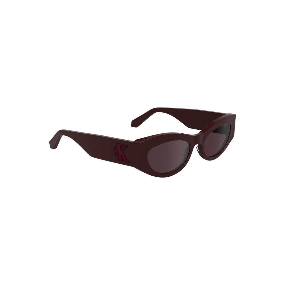 Calvin Klein Red Acetate Women Sunglasses
