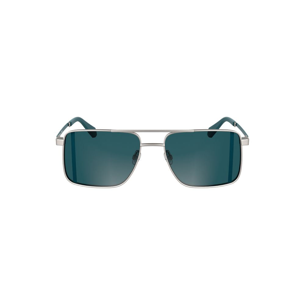Calvin Klein Gray Metal Men Sunglass