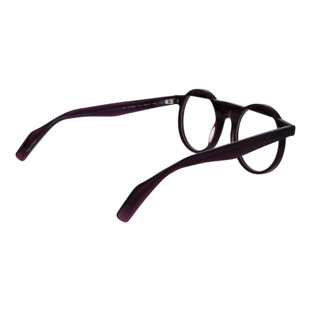Yohji Yamamoto Purple Unisex Glasses Frame
