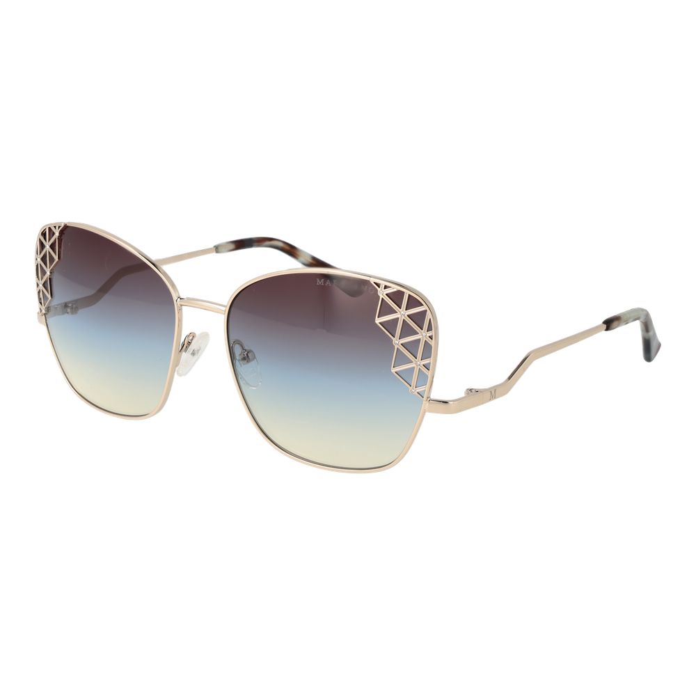 Marciano by Guess Gold Women Sunglass