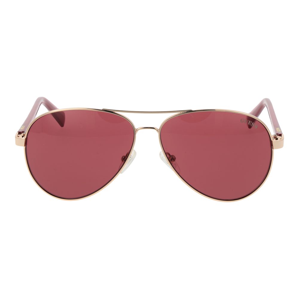 Guess Gold Unisex Sunglass