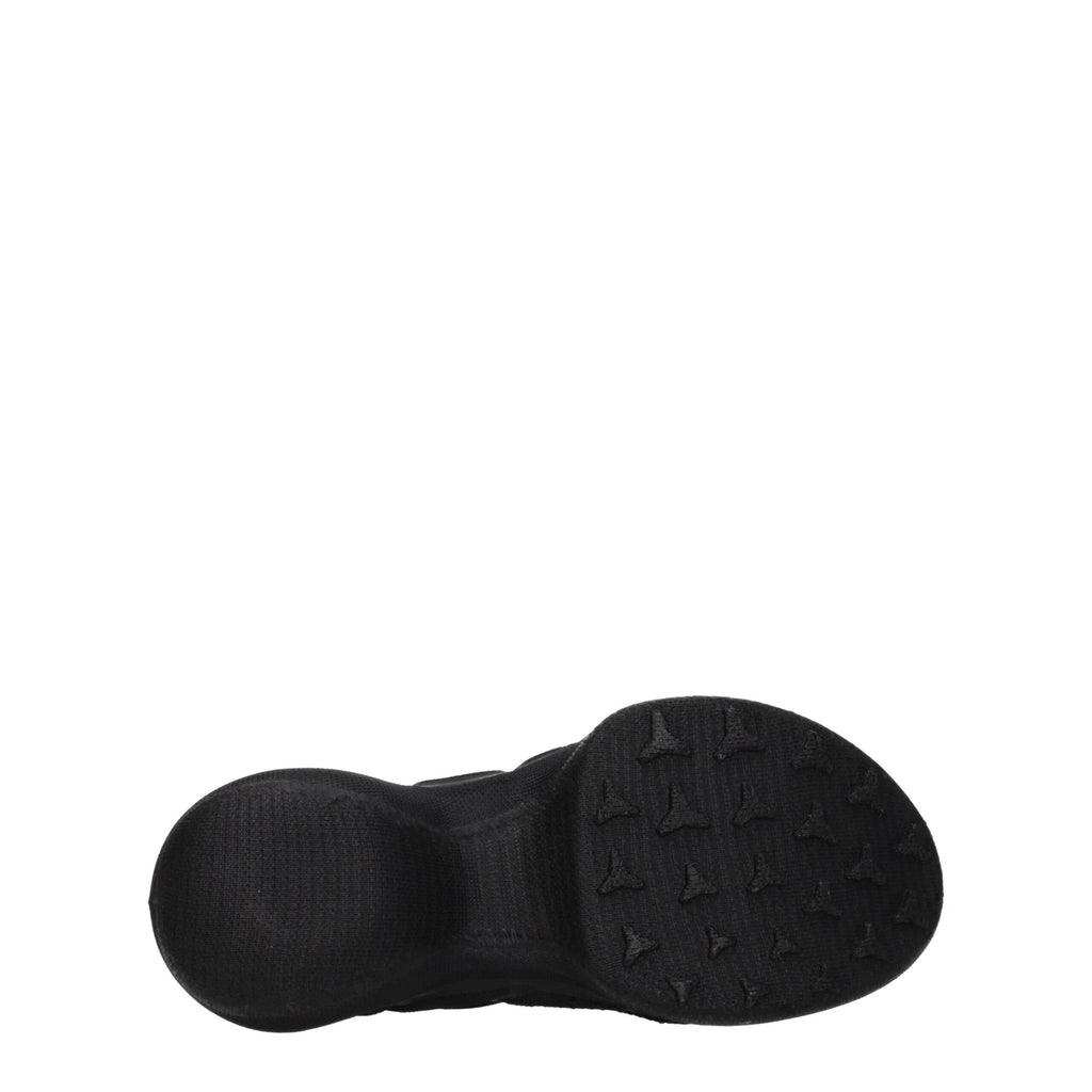 Givenchy Black Fabric Slip-On Loafers