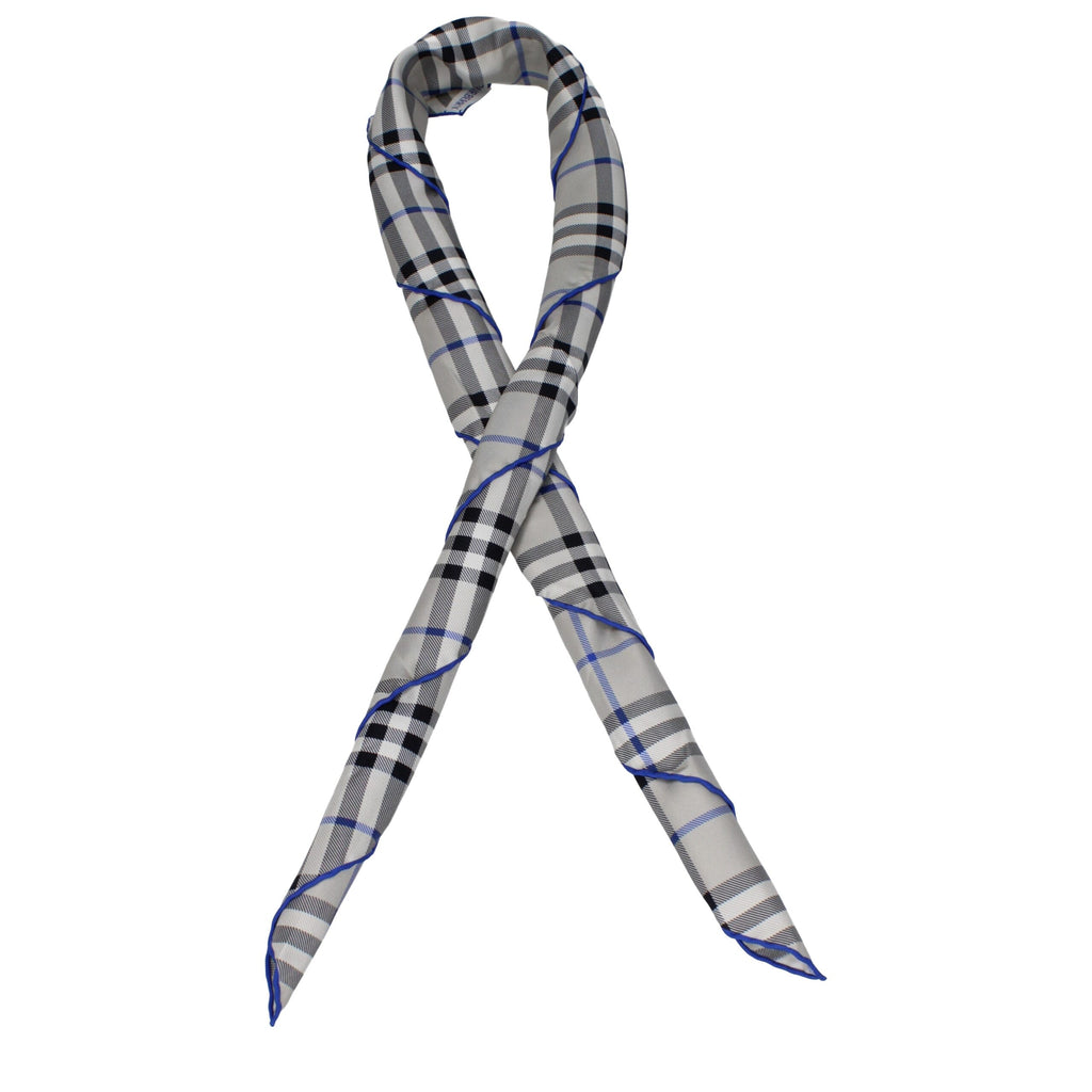 Burberry Gray Silk Foulards