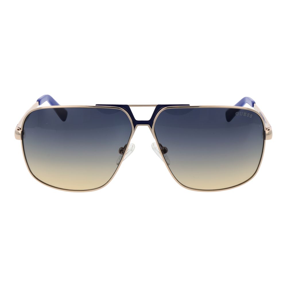 Guess Silver Men Sunglass