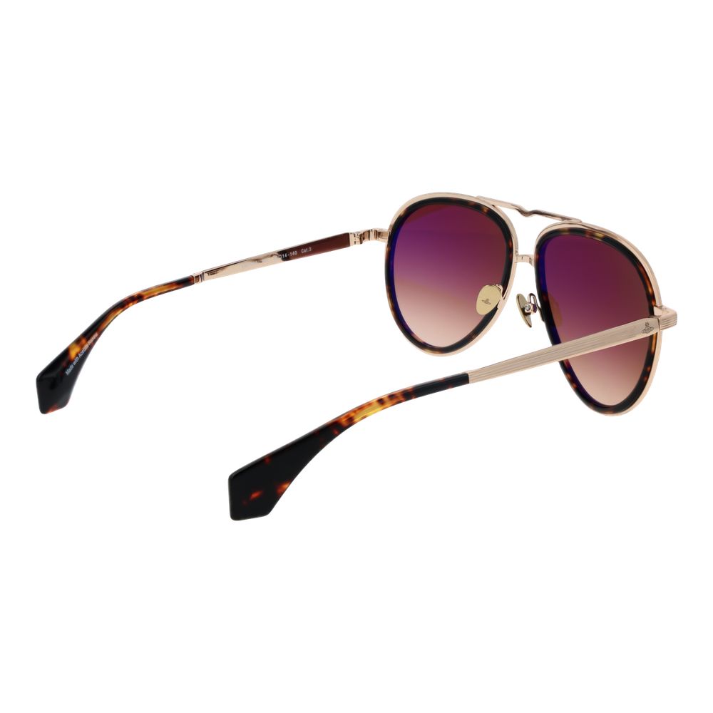 Vivienne Westwood Gold Unisex Sunglass