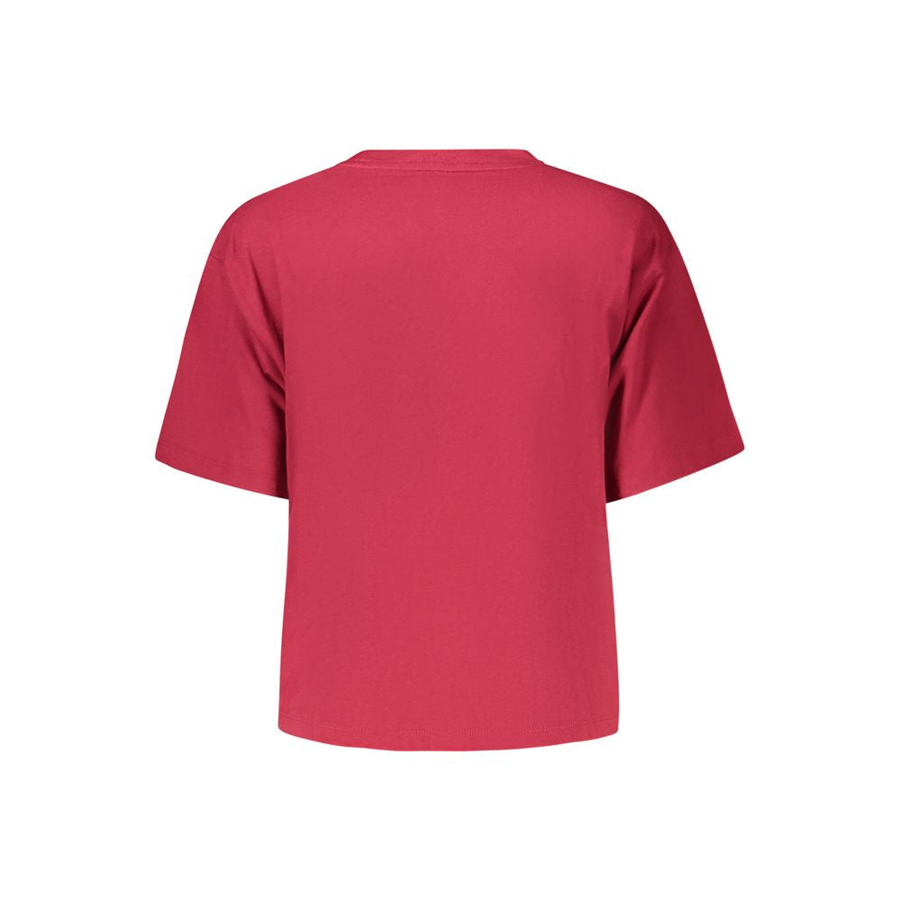 Guess Jeans Red Cotton Women T-Shirt