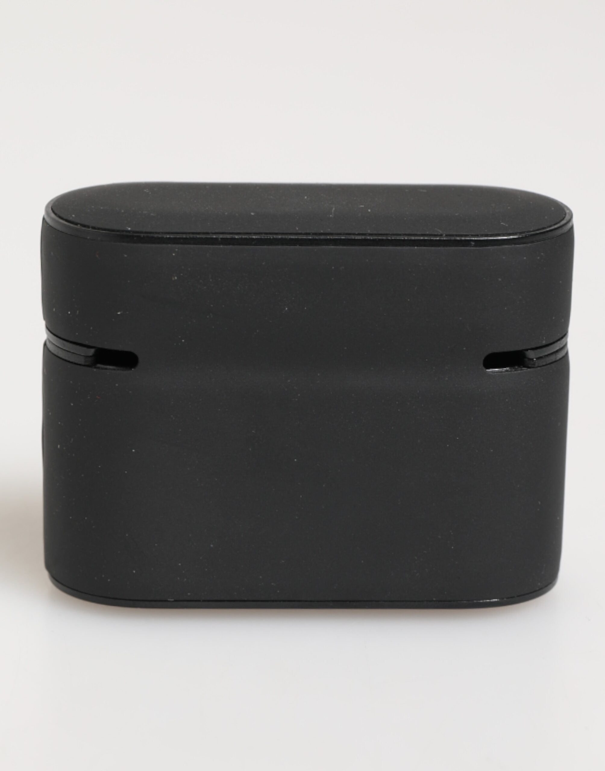 Dolce & Gabbana Black Mint Rubber Logo Embossed Accessory  Airpods Case
