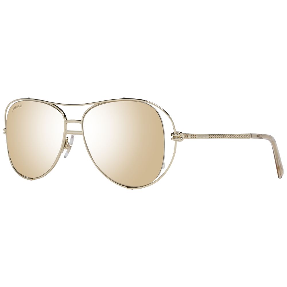 Swarovski Gold Women Sunglass