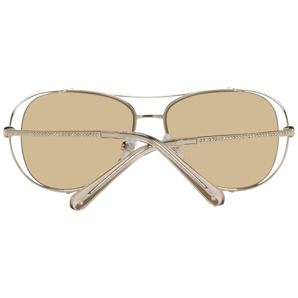 Swarovski Gold Women Sunglass