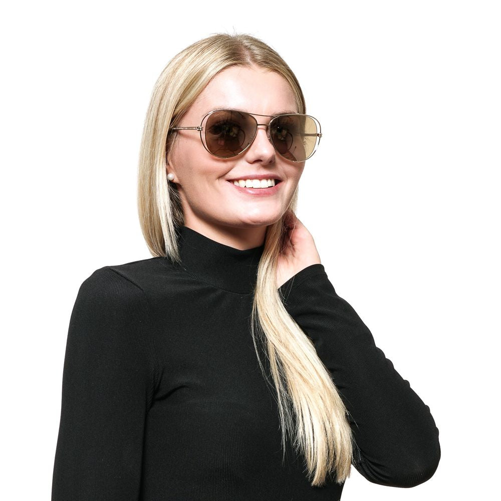 Swarovski Gold Women Sunglass