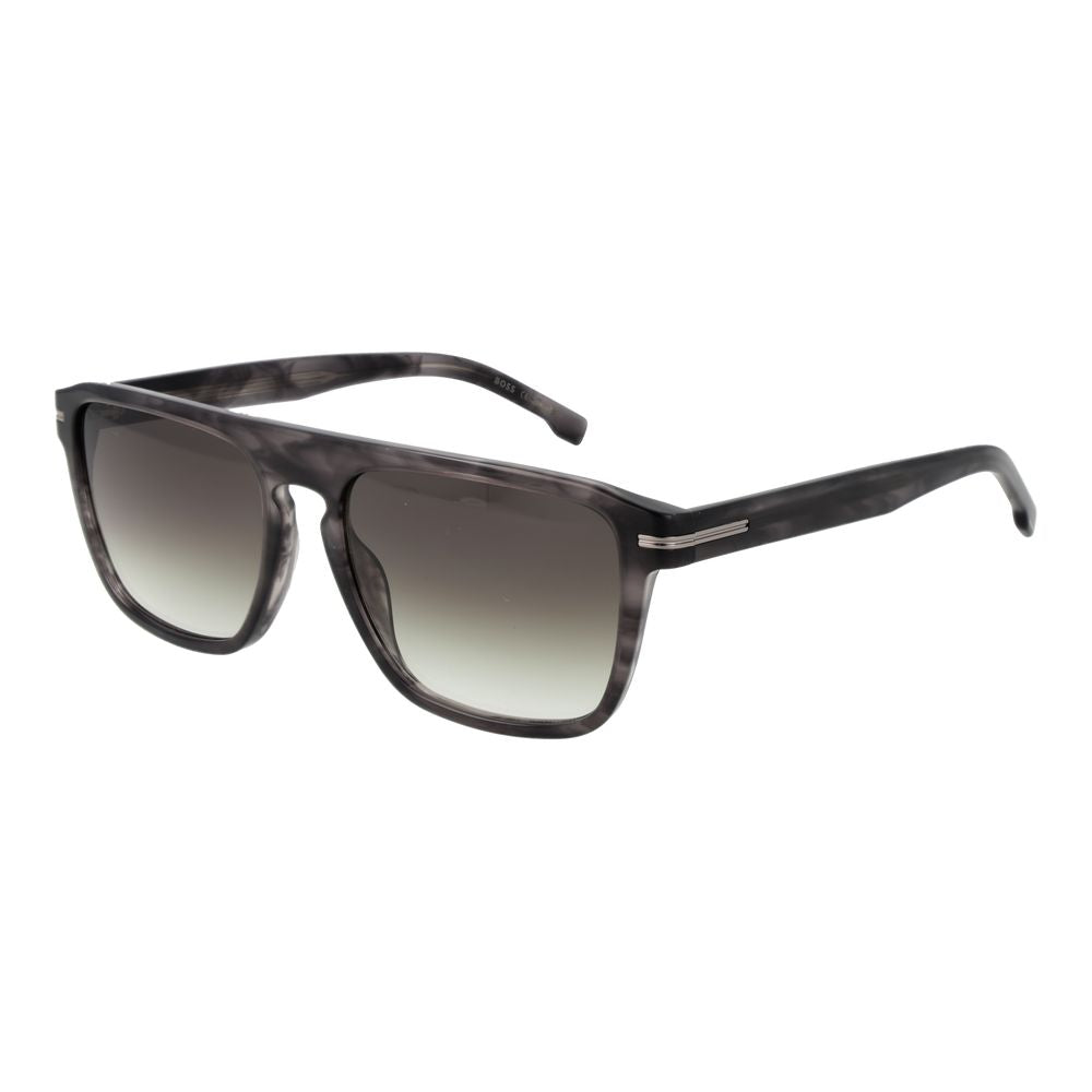 Hugo Boss Gray Men Sunglass