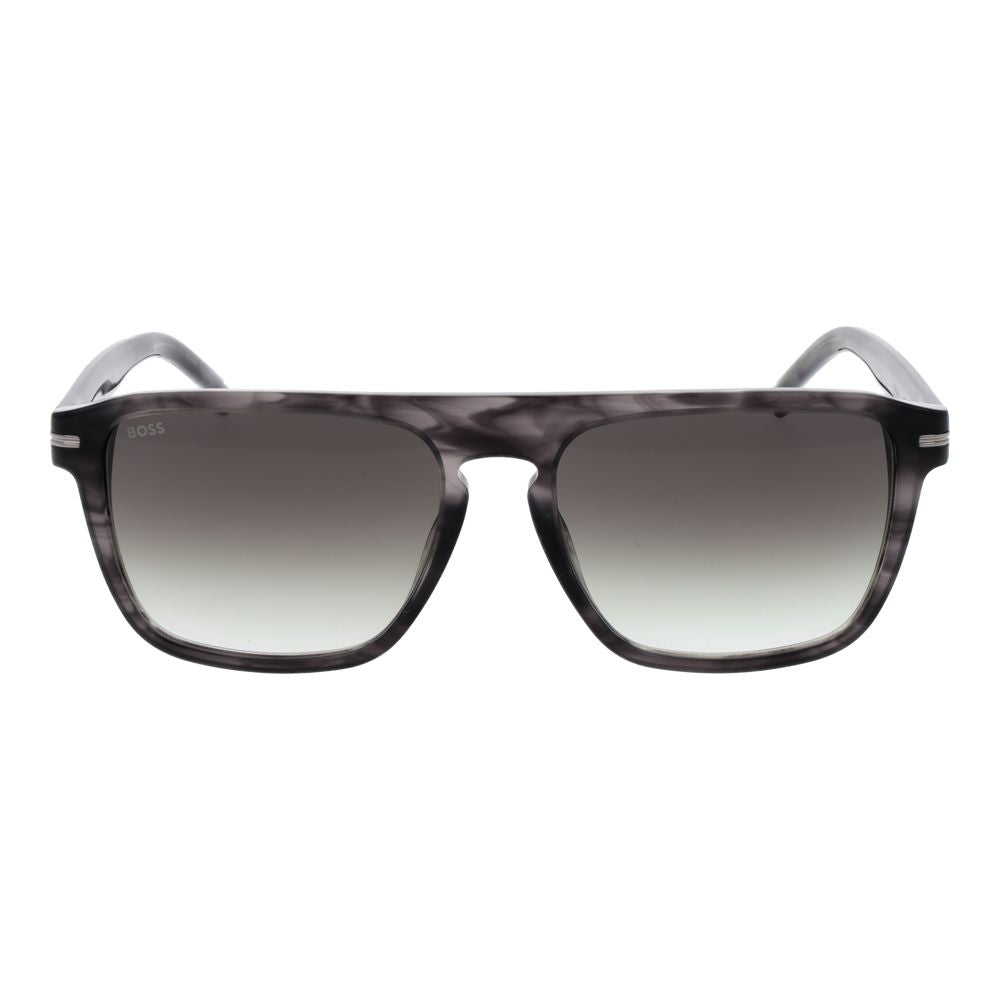 Hugo Boss Gray Men Sunglass