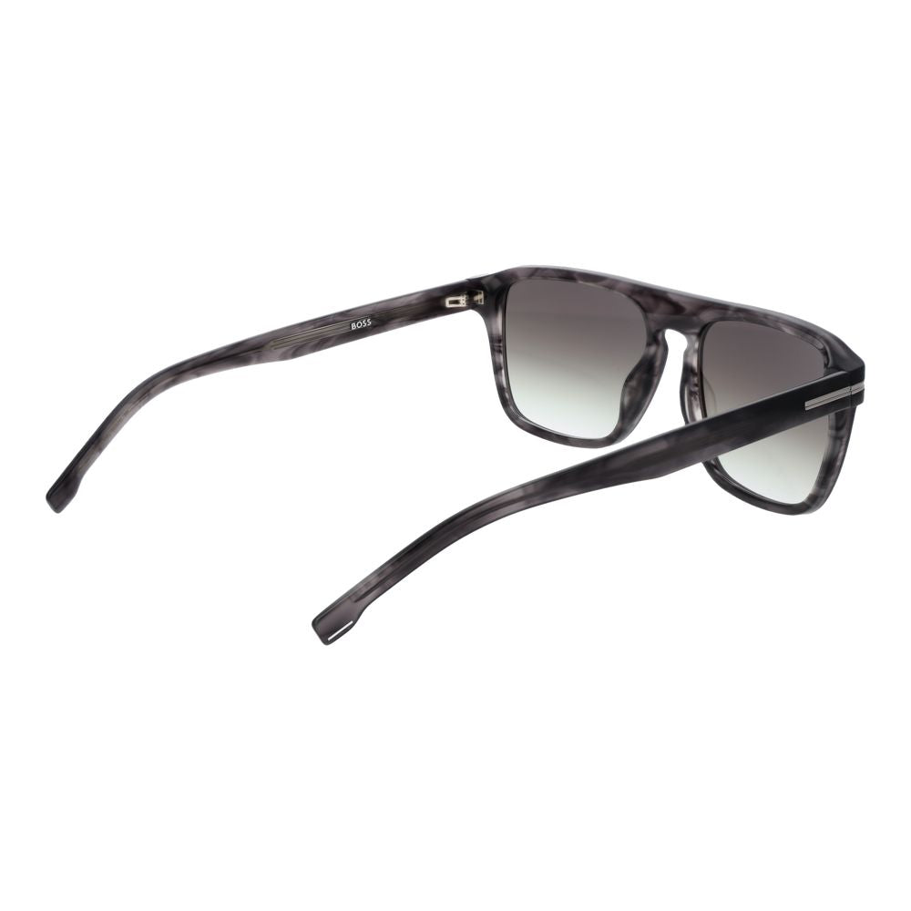 Hugo Boss Gray Men Sunglass