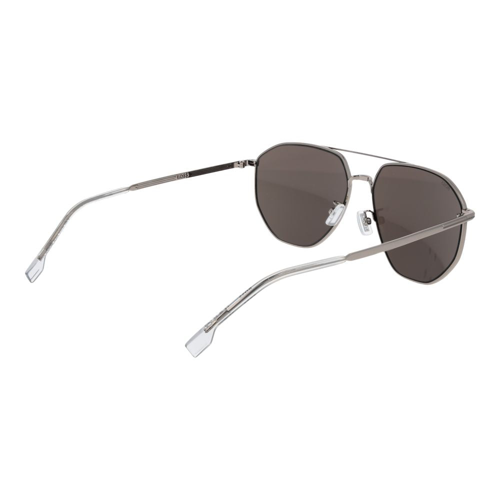 Hugo Boss Silver Men Sunglass