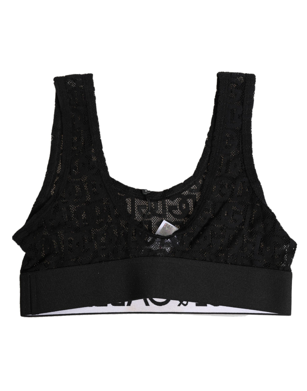 Dolce & Gabbana Black DG Mania Stretch Lace Brassiere Underwear