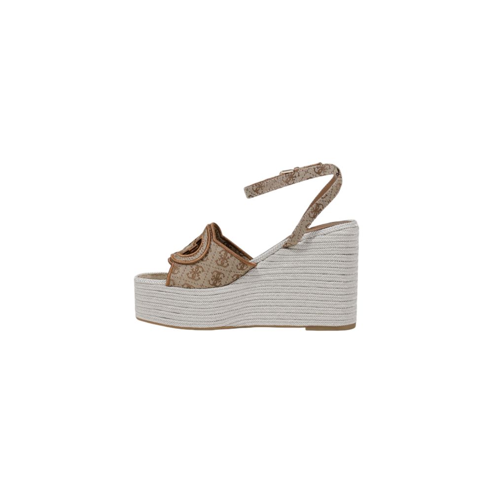 Guess Beige Polyester High Heel