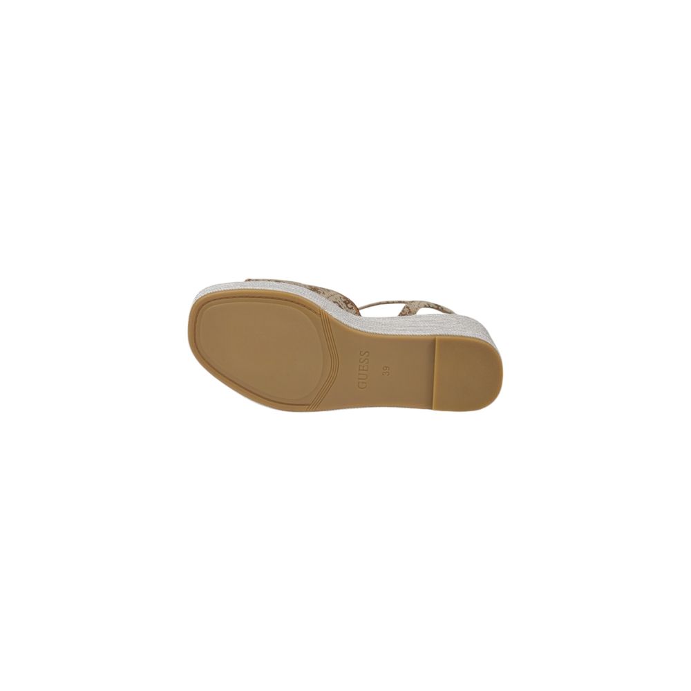 Guess Beige Polyester High Heel
