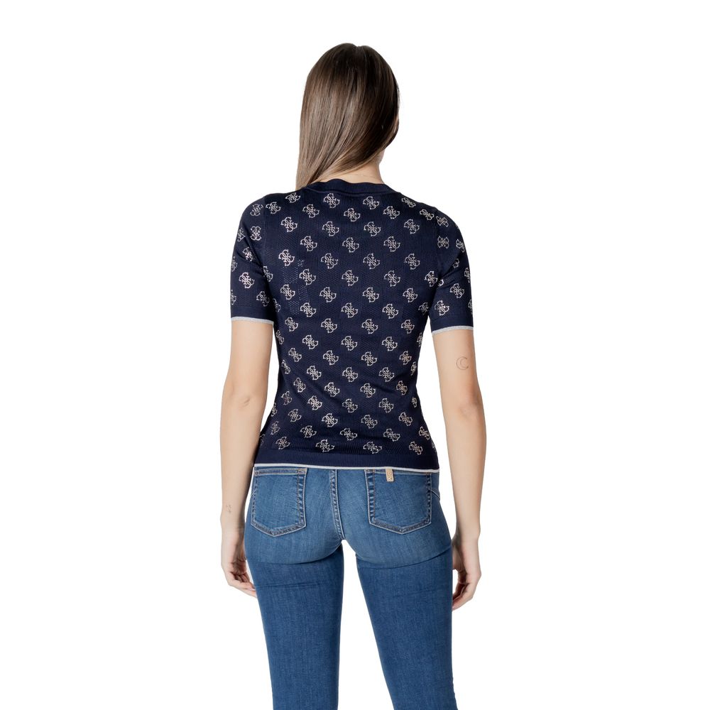 Guess Blue Viscose Sweater