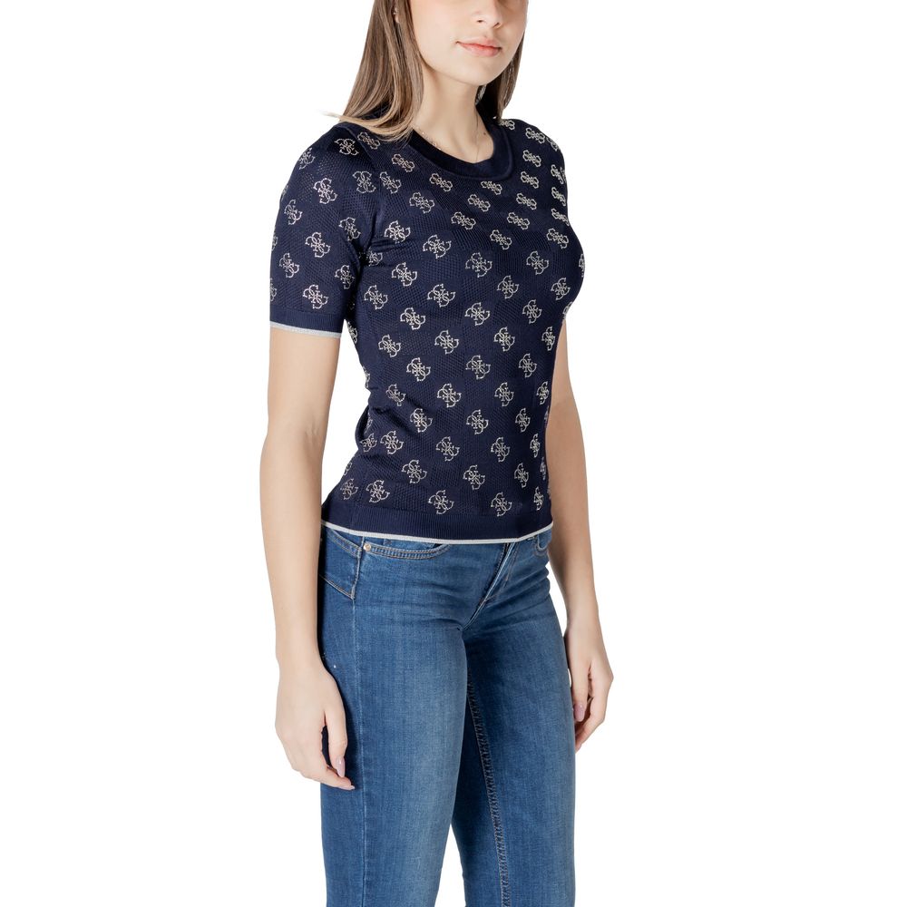 Guess Blue Viscose Sweater