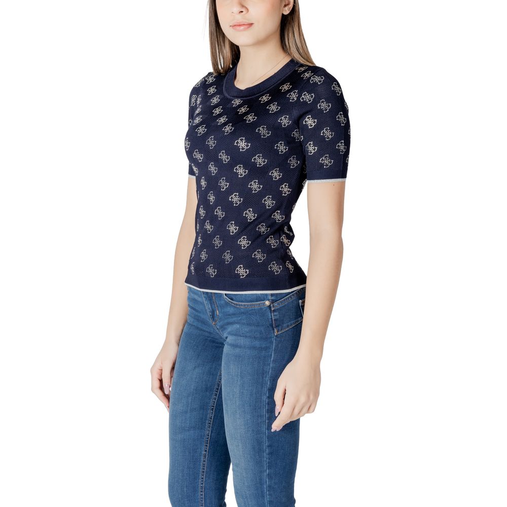 Guess Blue Viscose Sweater