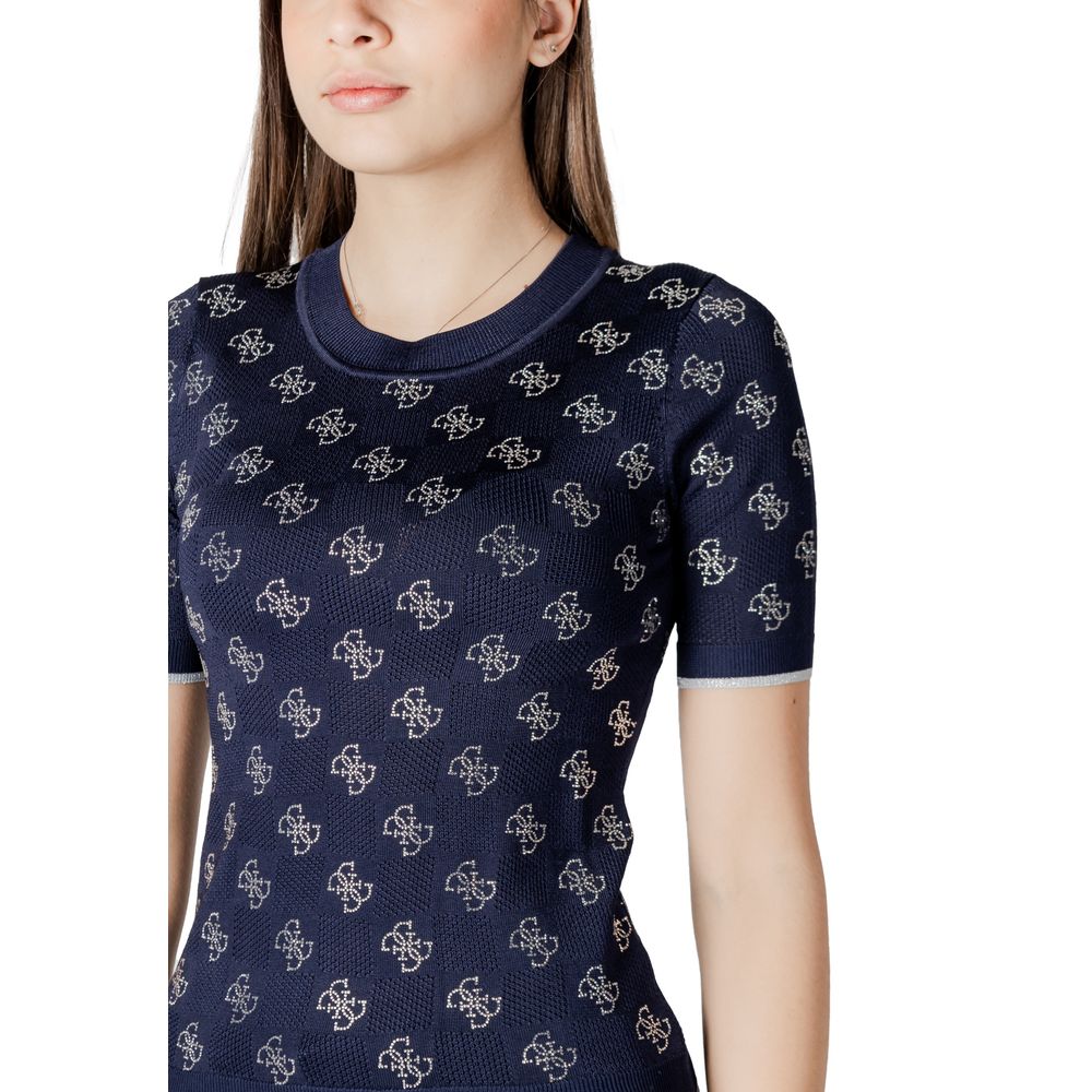 Guess Blue Viscose Sweater