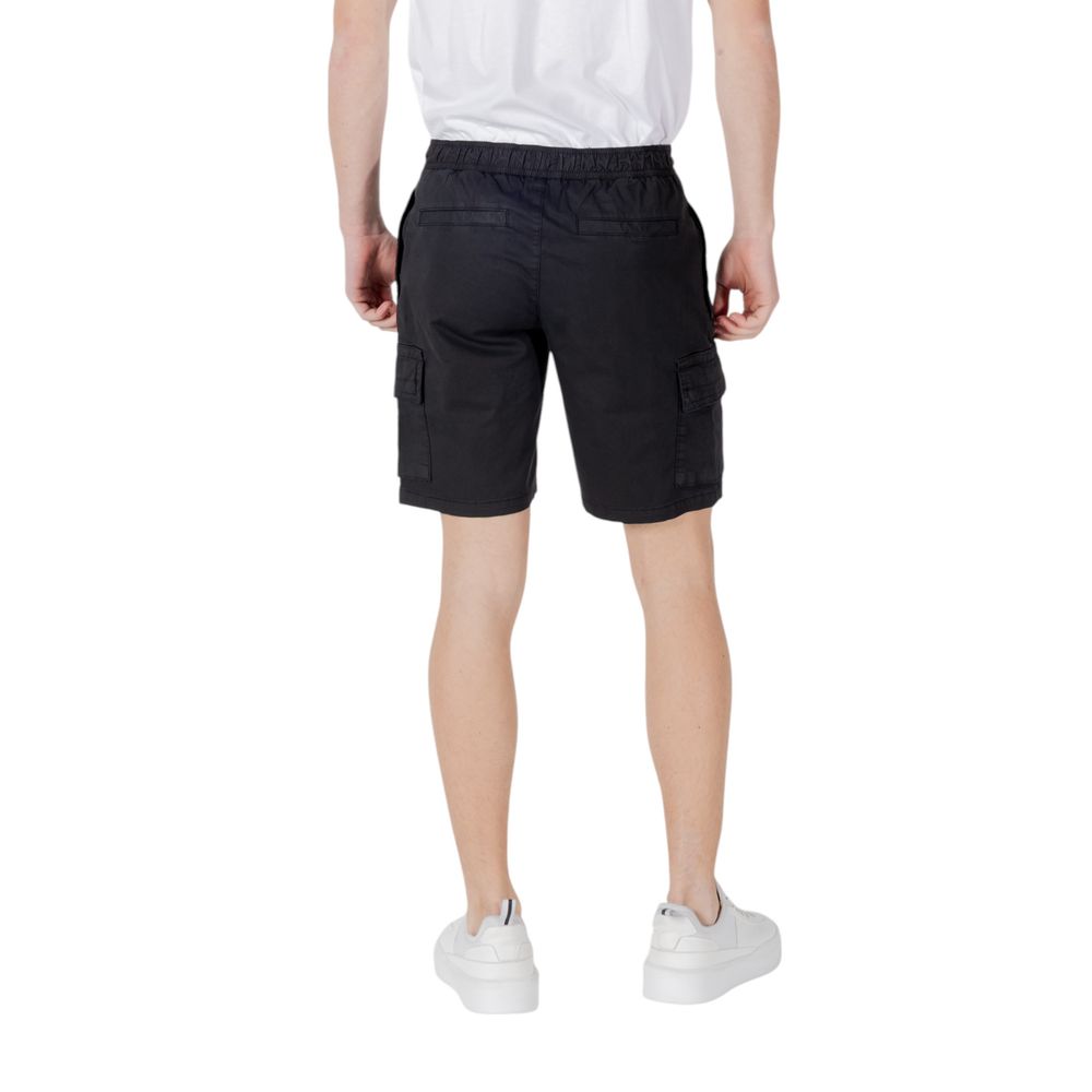 Hugo Boss Black Cotton Bermuda