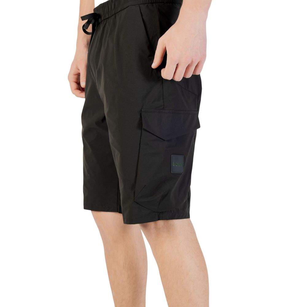 Hugo Boss Black Polyester Bermuda