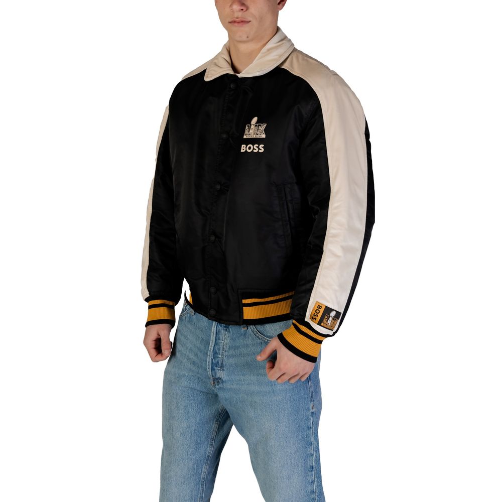Hugo Boss Black Polyamide Jackets & Coat