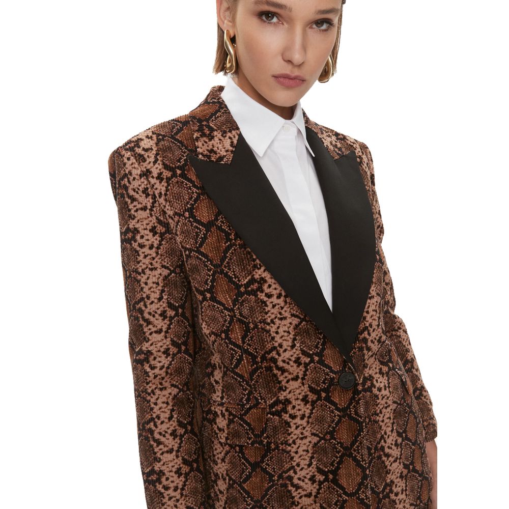 PINKO Brown Cotton Suits & Blazer