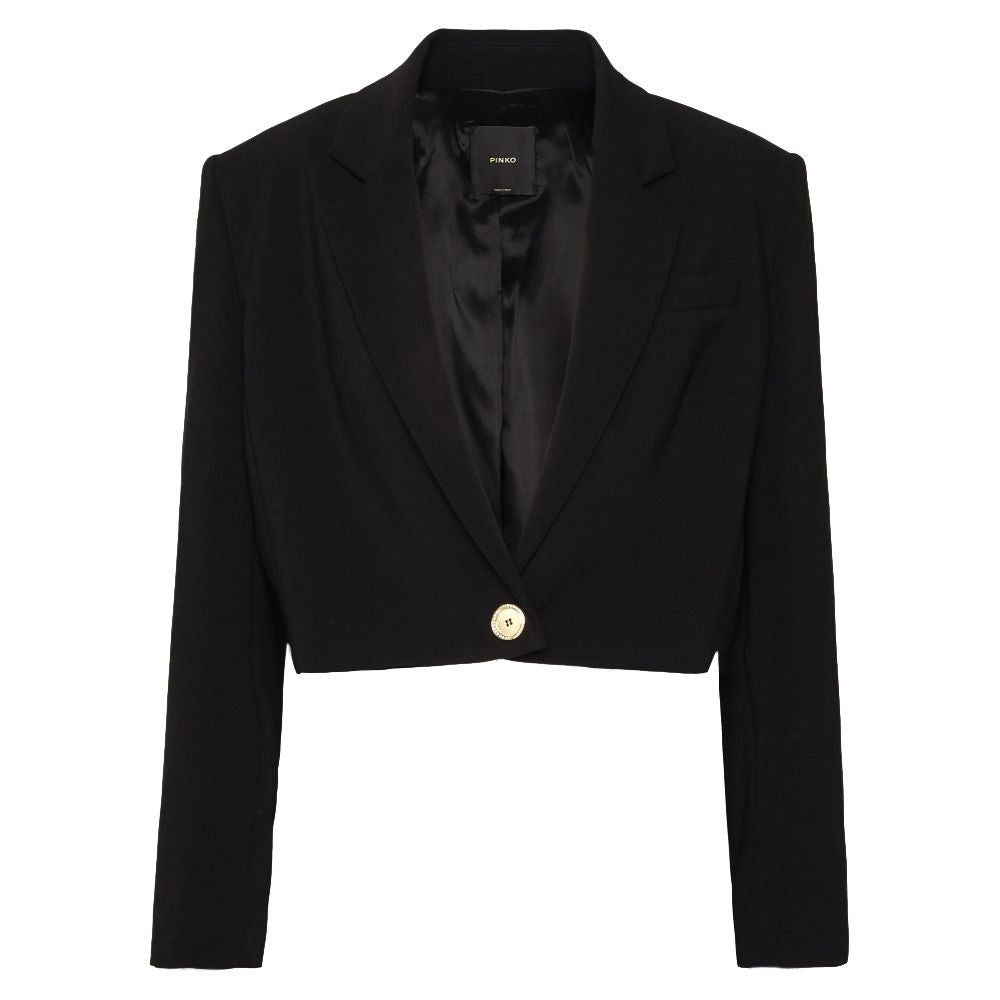 PINKO Black Polyester Suits & Blazer