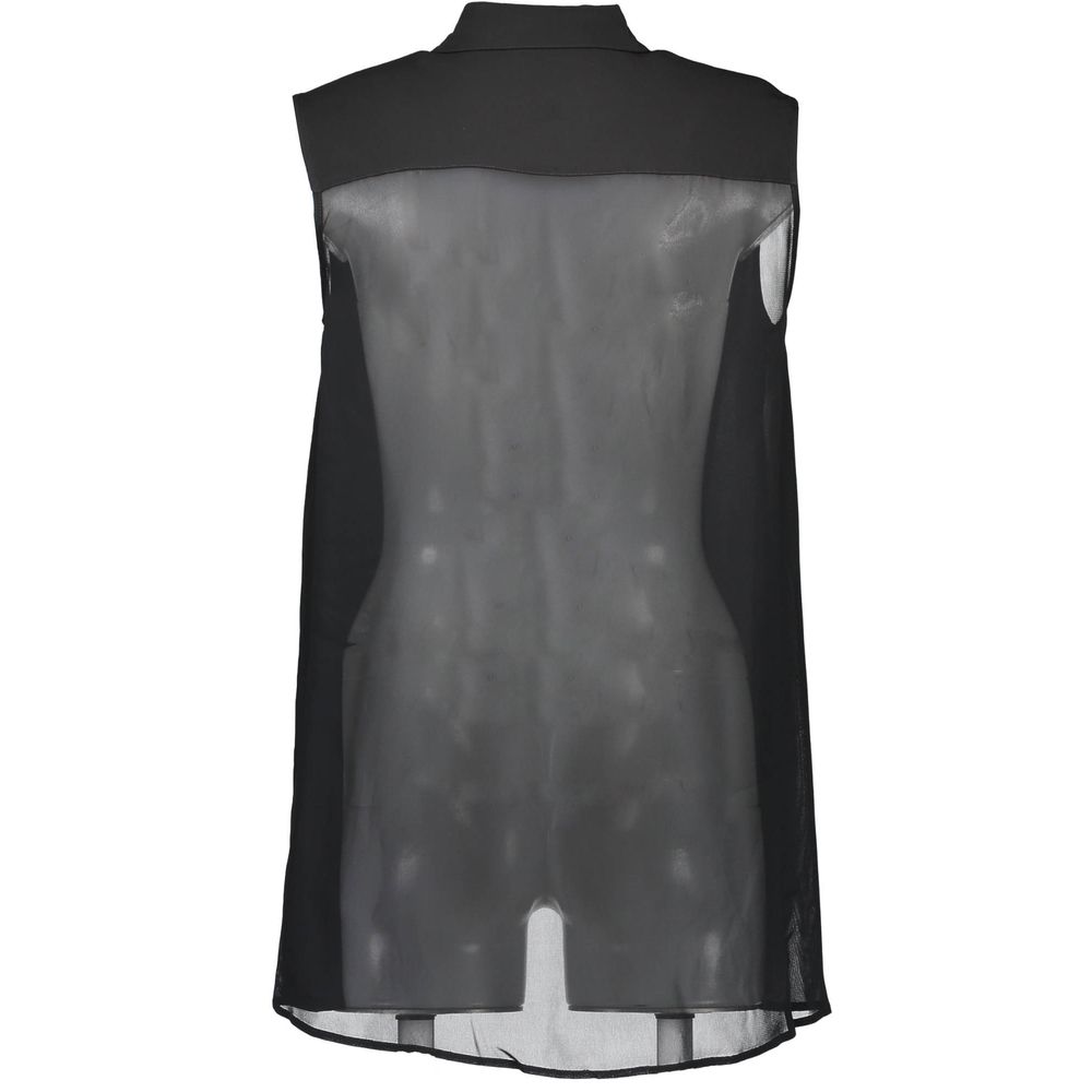 Love Moschino Black Viscose Shirt