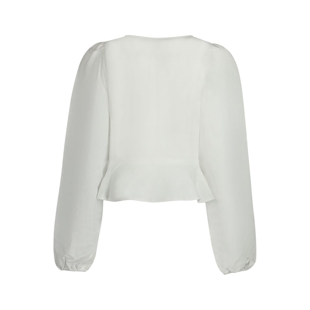 Guess Jeans White Linen Shirt