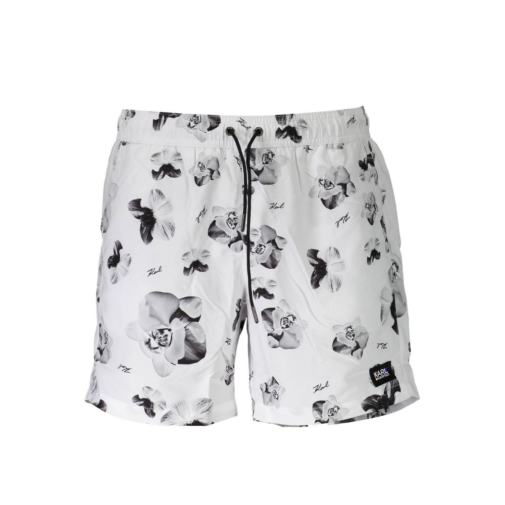 Karl Lagerfeld White Polyester Swimwear