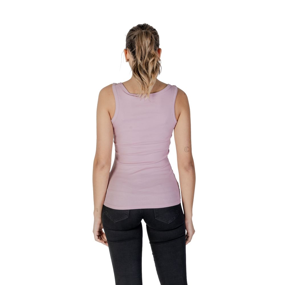 Guess Purple Cotton Tank Top